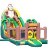 Veilige en leuke monkey-glijbaan met springgedeelte voor feestjes