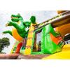 Springkussen Multiplay Dino voorkant met glijbaan in Noord-Holland