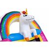 Springkussen Slide Unicorn huren bij Happy Rent Kleurrijk springkussen met glijbaan in unicorn-thema – ideaal voor kinderfeestjes en evenementen in Enkhuizen en West-Friesland