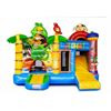 Multiplay Springkussen Hawaii huren bij Happy Rent Tropisch Multiplay Springkussen Hawaii met glijbaan huren bij Happy Rent â vrolijk springkussen voor kinderen en feesten