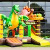 Multiplay Dino met glijbaan Multiplay Dino springkussen met klim- en glijbaan