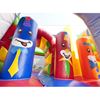 Kleurrijk Multiplay Springkussen met olifant thema, ideaal voor kinderfeesten en evenementen