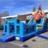 Opblaasbare Nemo glijbaan met zeethema en springkussen huren in Brabant – Happy Rent Gemert