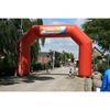 Opblaasbare reclameboog huren in Enkhuizen en Noord-Holland – 9 meter lang met ruimte voor 6 banners – Happy Rent verhuur