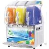 Drie smaken slush tegelijk tappen met de slush puppy machine