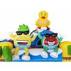 Multiplay Springkussen Summer Party voorkant Multiplay Springkussen Summer Party huren bij Happy Rent â kleurrijk zomer springkussen met glijbaan