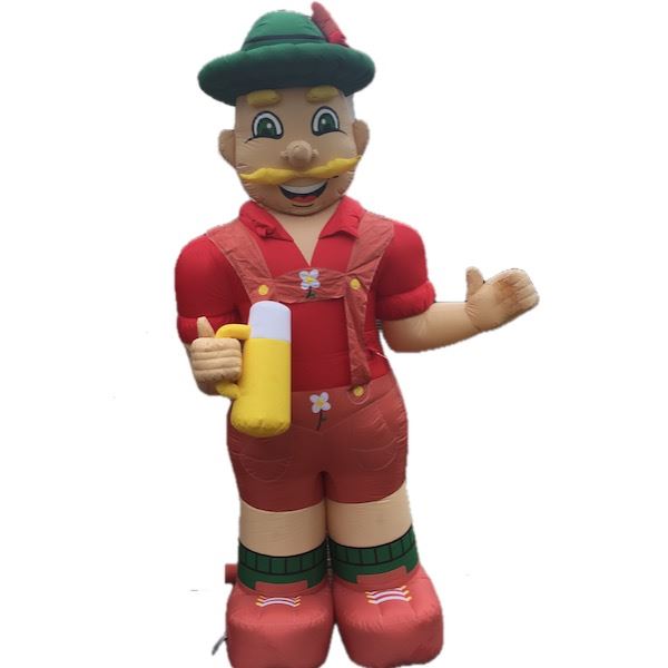Opblaasbaar Abraham Tiroler 4 meter huren