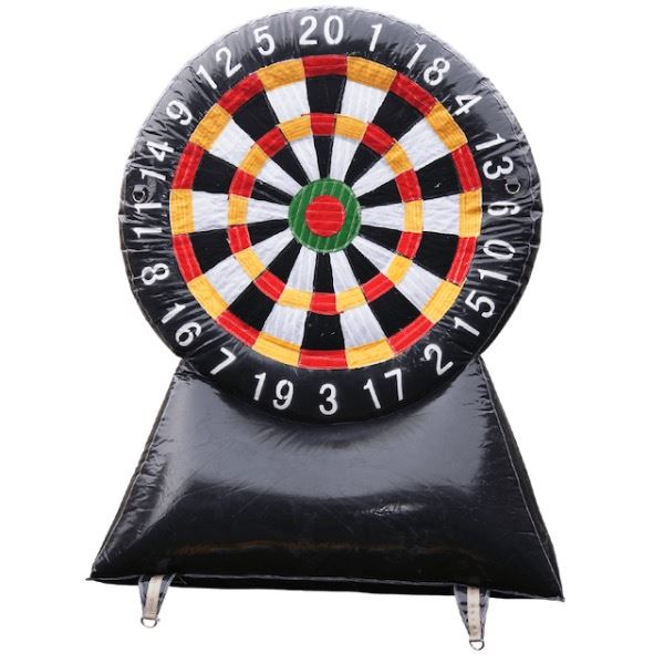 Groot opblaasbaar dartbord van 3 meter hoog, ideaal voor feesten, evenementen en sportdagen