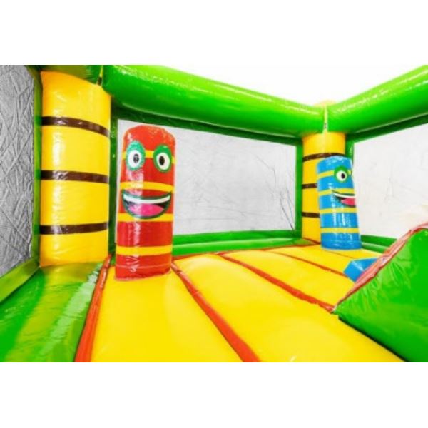 Springkussen Leeuw zijaanzicht voor kinderfeest