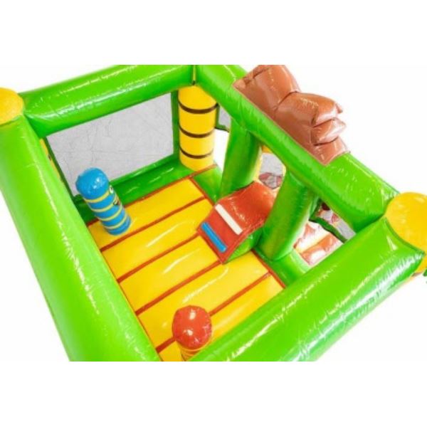 Springkussen Leeuw zijaanzicht voor kinderfeest