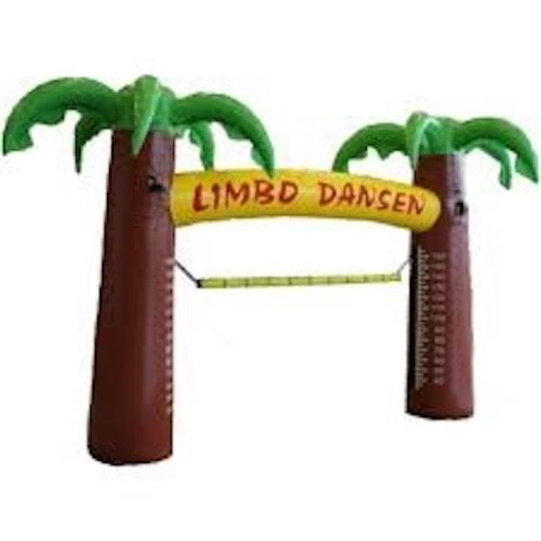 Limbo Dans spel huren voor feest of evenement Limbo Dansen attractie met verstelbare stok β tropisch dansspel voor jong en oud, te huur bij Happy Rent