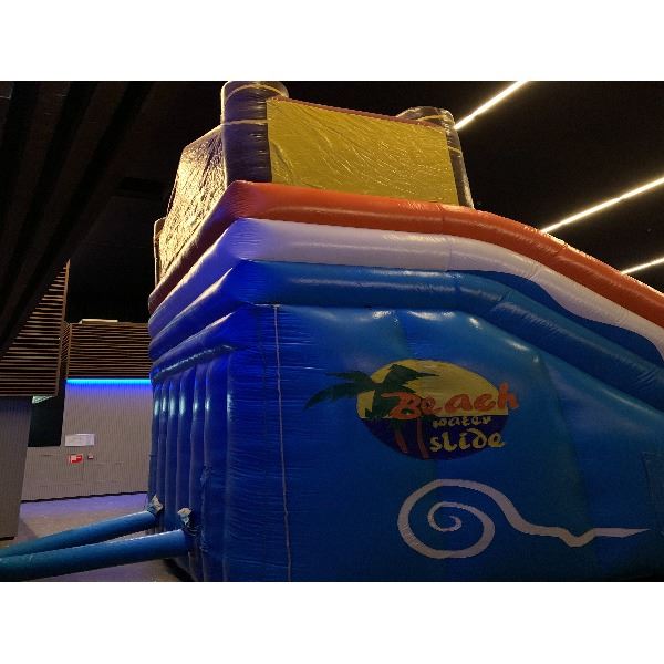 Surf Slide opblaasbare glijbaan met beach thema – direct te koop