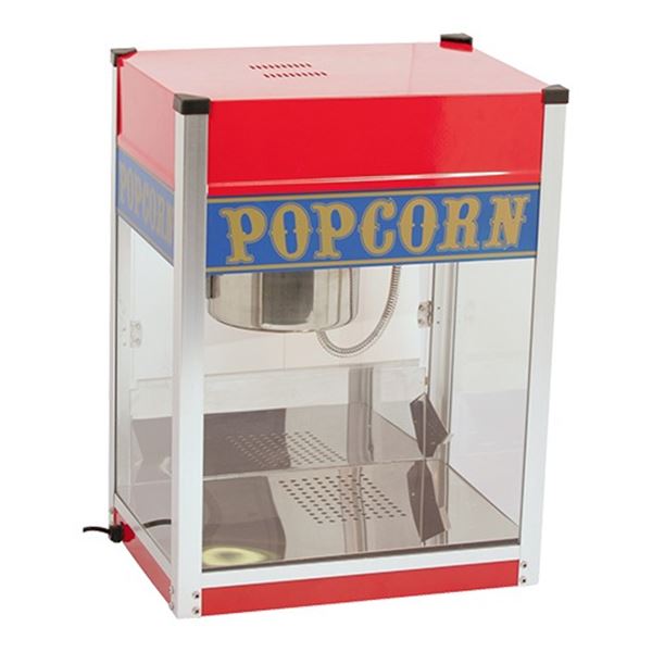 Afbeelding van machine zonder kar inclusief ketel Close‑up popcornmachine